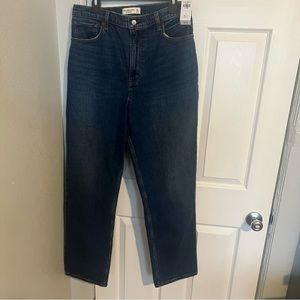 Abercrombie 90s Straight Ultra High Rise Curve Love LONG